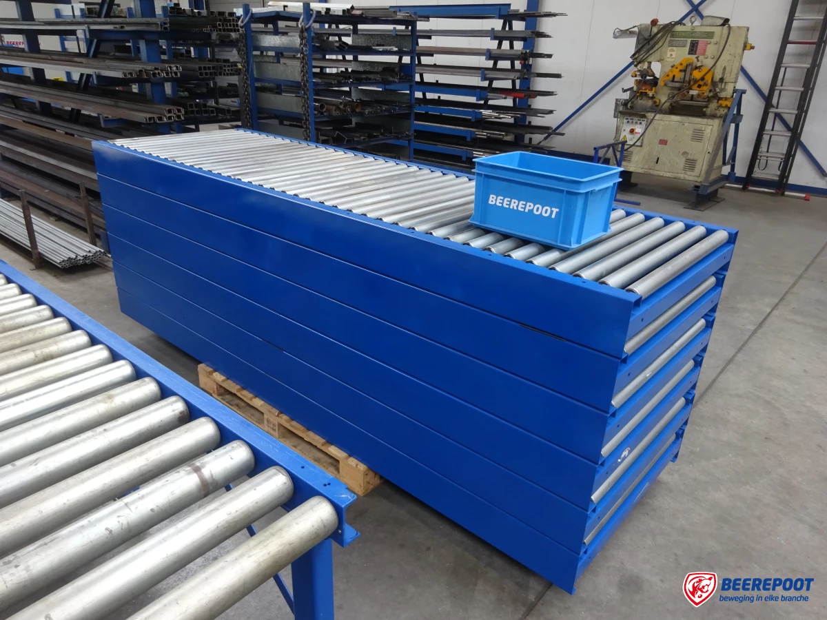 Rollenbaan met hoog frame